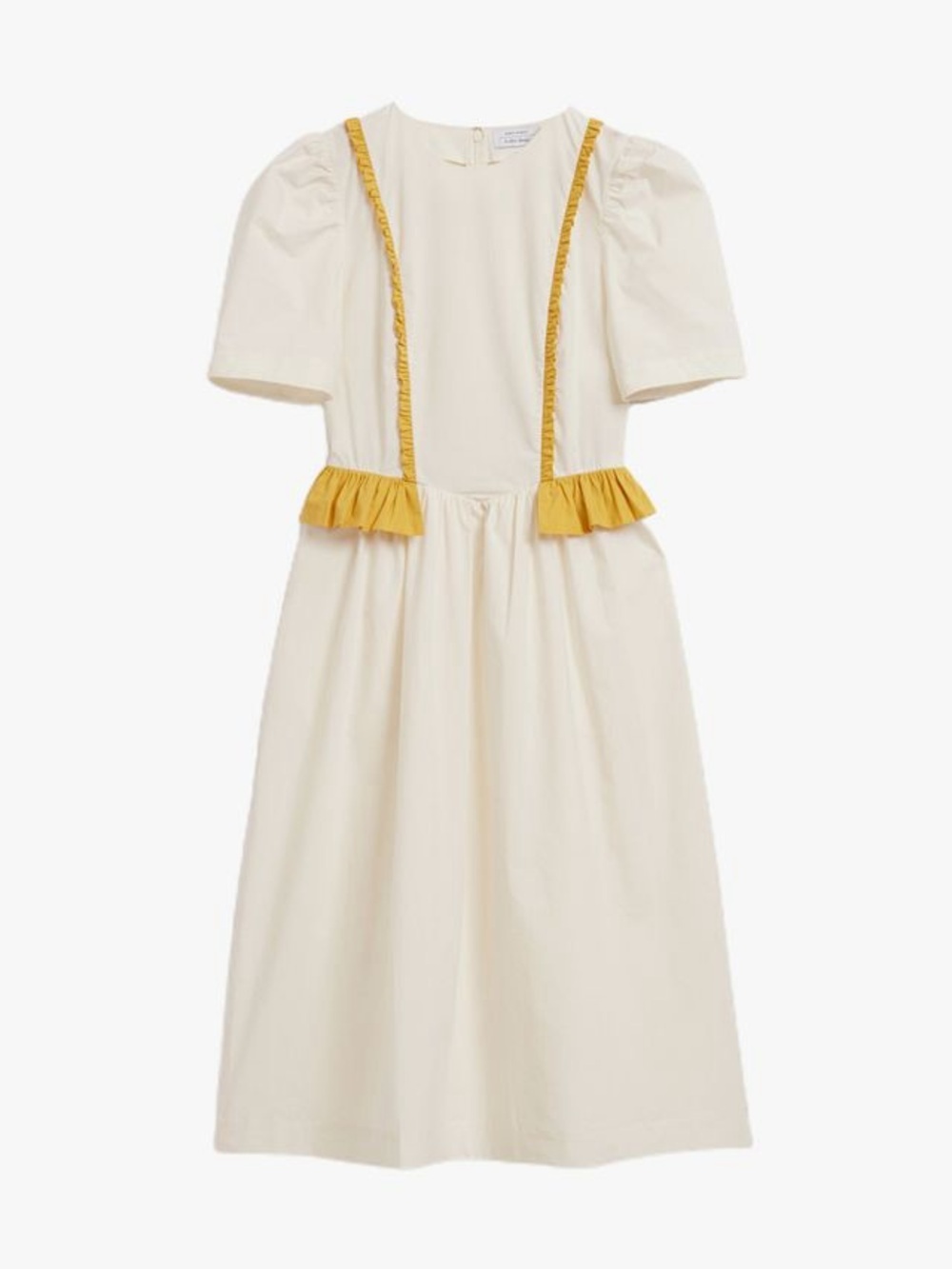 & OTHER STORIES X SINDISO KHUMALO CONTRAST FRILL DETAIL MIDI DRESS NWOT SIZE 6